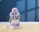 Teddy Bear Water Bottle Transparent